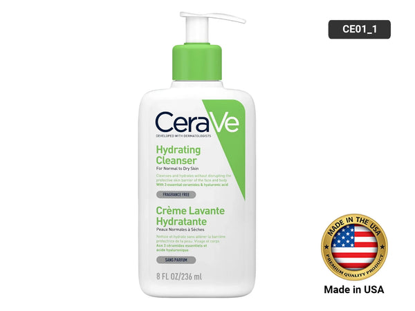 Cerave Hydrating Cleanser for Normal to Dry Skin 236ml