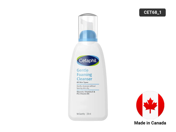 Cetaphil Gentle Foaming Cleanser for All Skin Types 236ml