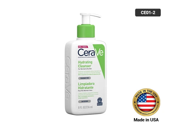 Cerave Hydrating Cleanser for Normal to Dry Skin 236ml - USA