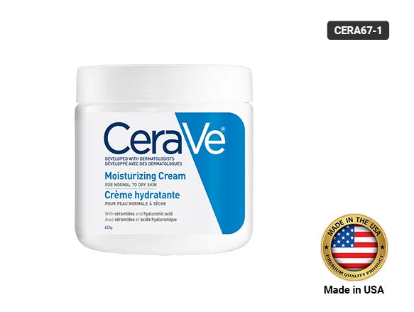 Cerave Moisturizing Cream for Normal to Dry Skin 453g - USA