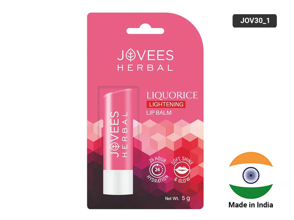 Jovees Herbal Liquorice Lip Lightening Gloss Lip Balm 5g