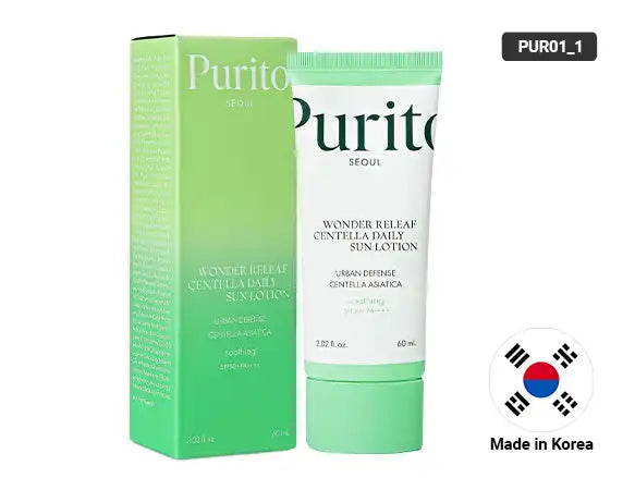 Purito Seoul Wonder Releaf Centella Daily Sun Lotion SPF50+ PA++++ 60ml