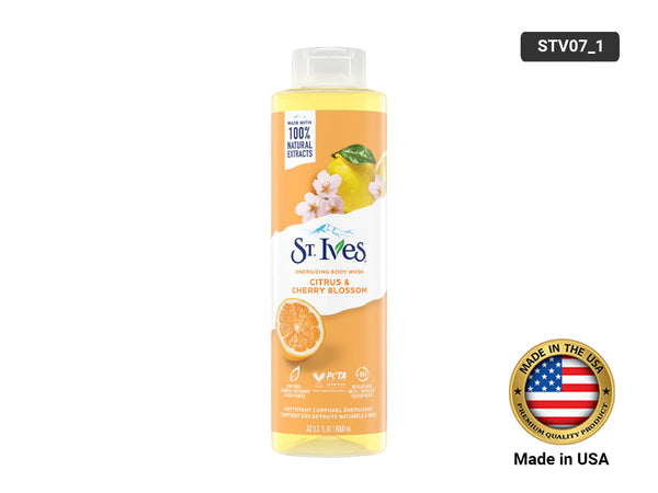 St. Ives Citrus & Cherry Blossom Energizing Body Wash 650ml