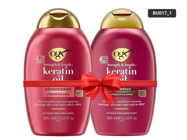 OGX Keratin Oil Shampoo & Conditioner - BU017_1