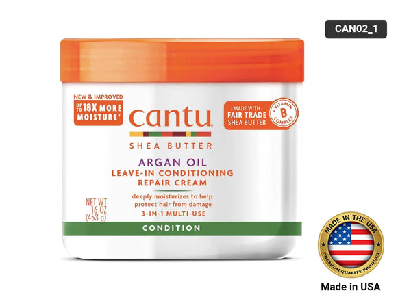 Cantu Argan Oil Leave-In Conditioning Cream 453g