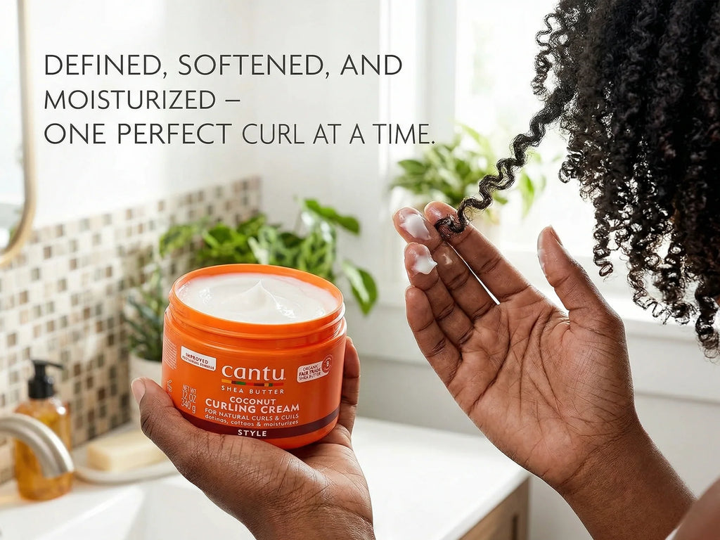 Cantu Shea Butter Coconut Curling Cream 340g - Poland