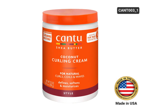 Cantu Shea Butter Coconut Curling Cream 709g
