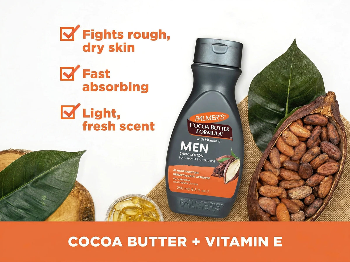 Palmers Cocoa Butter Formula Men 3-in-1 Lotion 250ml