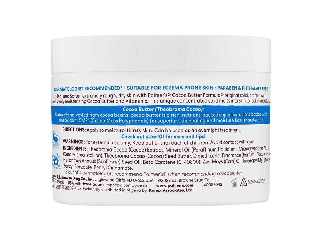 Palmers Cocoa Butter Heals Softens Body Cream 100g