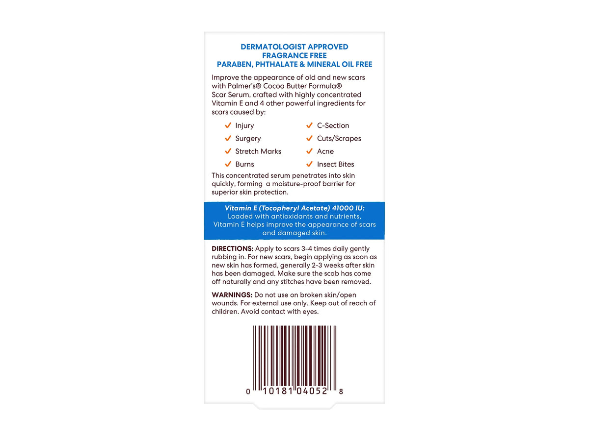 Palmers Cocoa Butter Formula Vitamin E Scar Serum 30ml