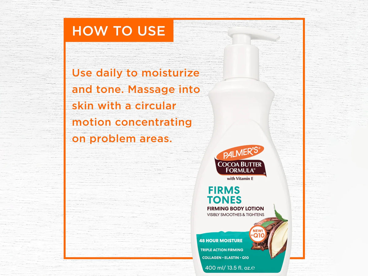 Palmers Cocoa Butter Formula Firms Tones Firming Body Lotion with Vitamin E 400ml