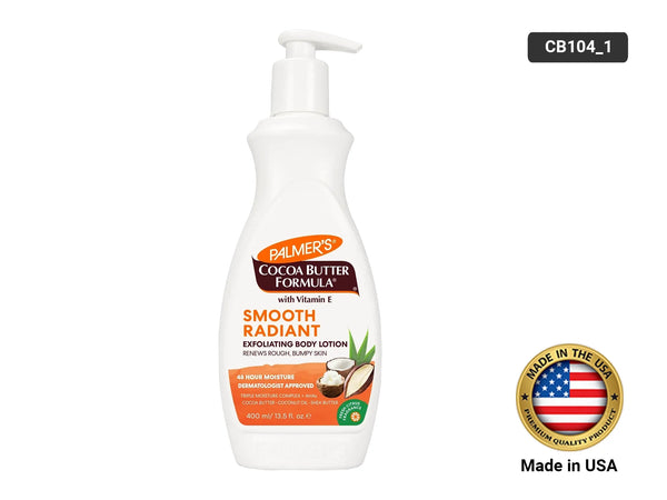 Palmers Cocoa Butter Formula Smooth Radiant Exfoliating Body Lotion with Vitamin E 400ml