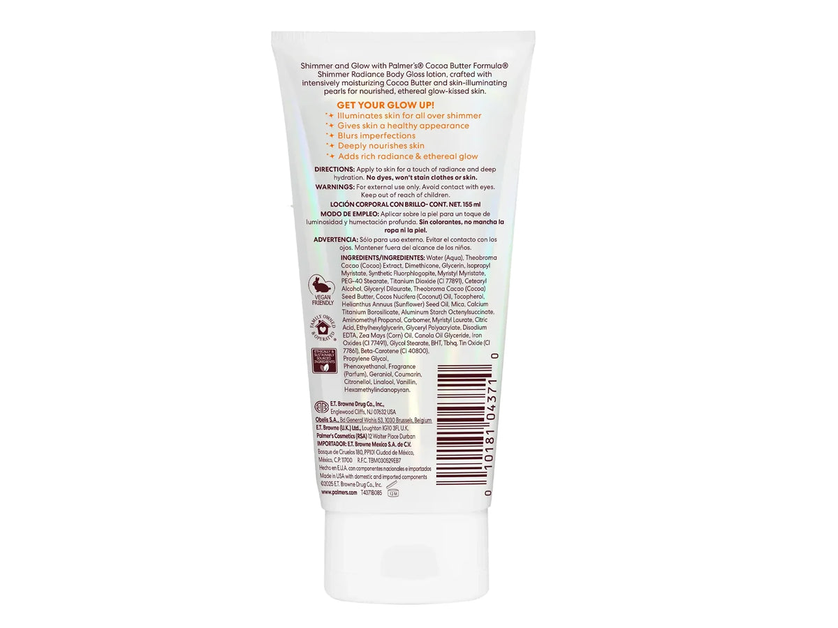 Palmers Cocoa Butter Formula Shimmer Body Lotion with Vitamin E 155ml