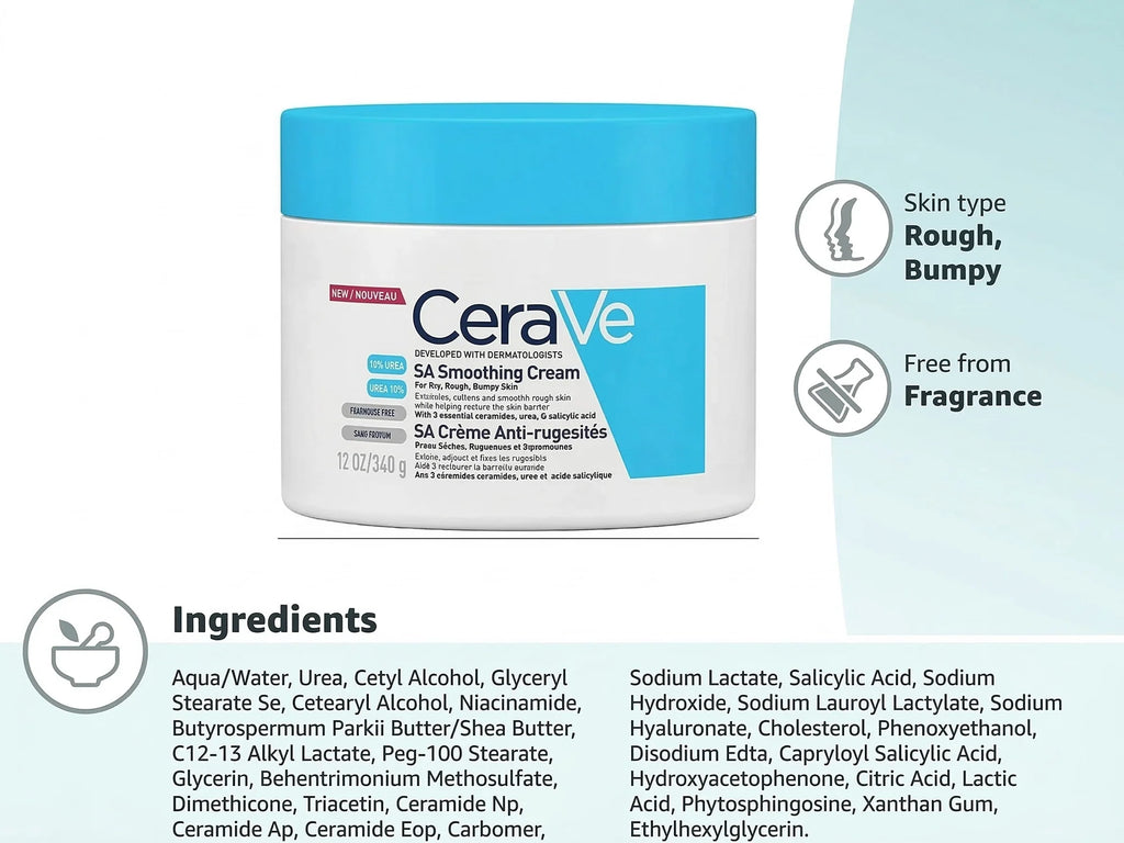 Cerave SA Smoothing Cream 340ml - Sliczny UAE