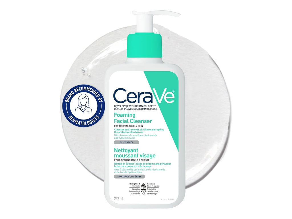 Cerave Foaming Facial Cleanser For Normal To Oily Skin 237ml