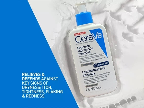 Cerave Intensive Moisturizing Body Lotion for Dry to Very Dry Skin + Itch Relief 237ml