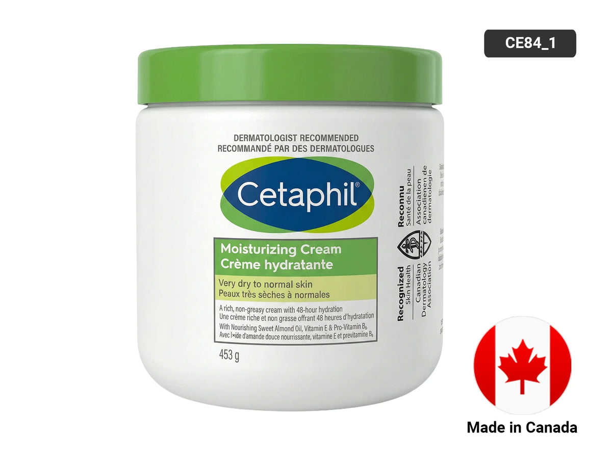 Cetaphil Moisturizing Cream Very Dry to Normal 453g - Sliczny UAE