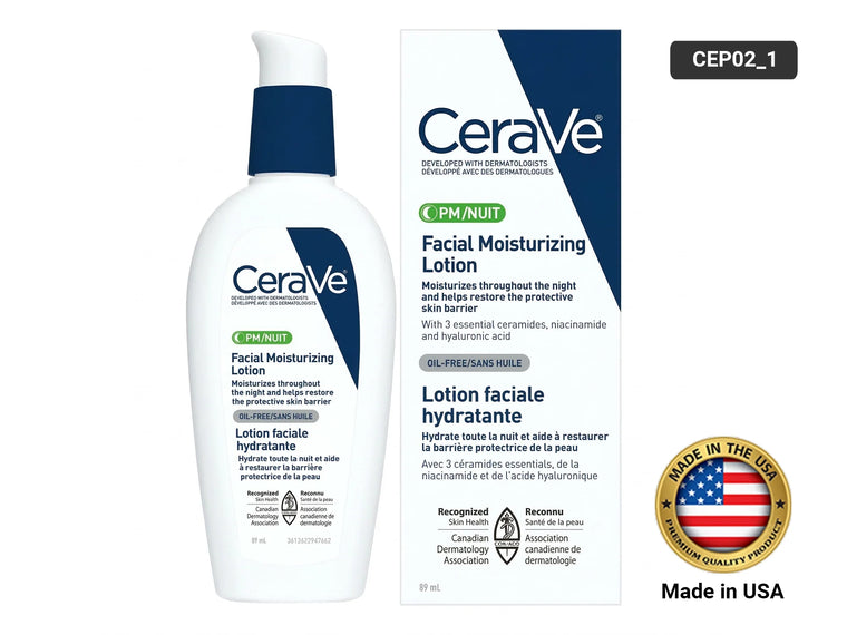 Cerave PM Facial Moisturizing Lotion 89ml - USA