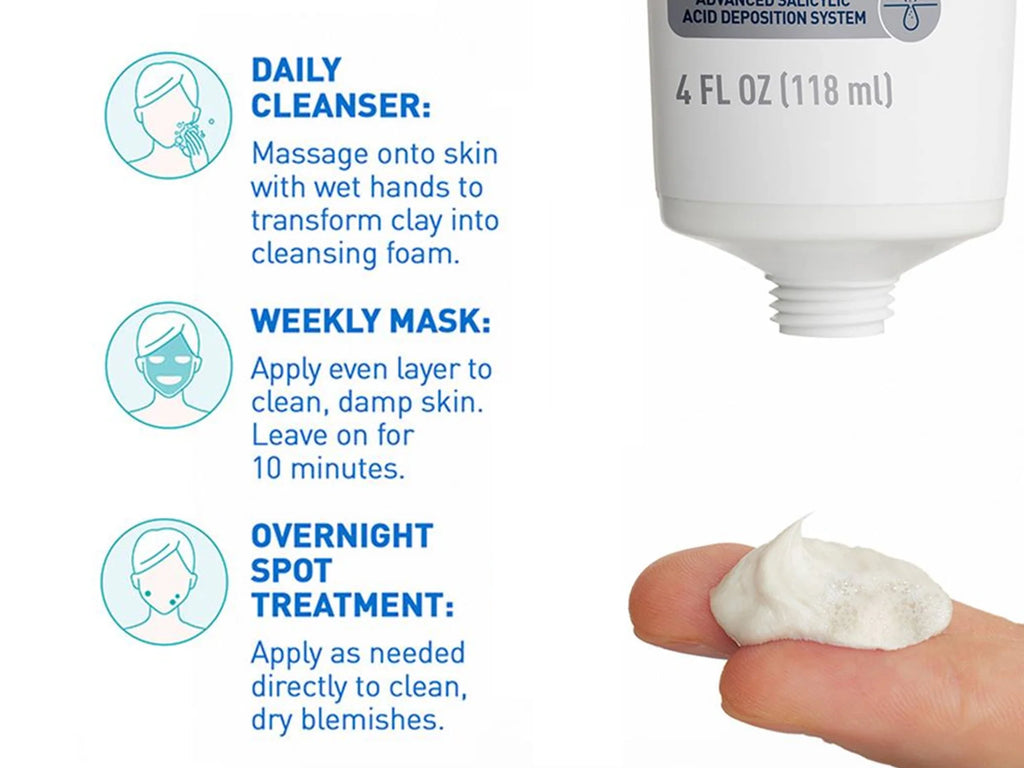 Cerave Blemish Clay to Foam Cleanser 118ml