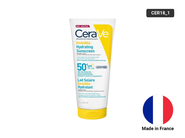 Cerave Invisible Moisturizing Sunscreen Lotion SPF 50 177ml