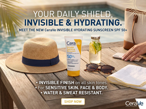 Cerave Invisible Moisturizing Sunscreen Lotion SPF 50 177ml