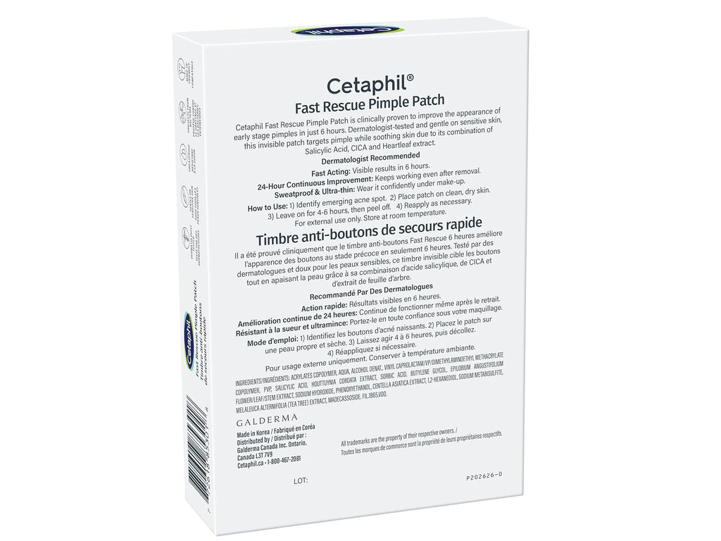 Cetaphil Fast Rescue Pimple Patch
