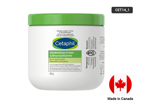 Cetaphil Moisturizing Cream Dry to Very Dry Skin 453g - Canada