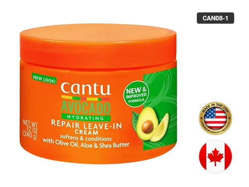 Cantu Avocado Hydrating Repair Leave In Conditioning Cream 340g