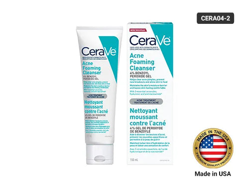 CeraVe Acne Foaming Cream Cleanser 150ml - Sliczny UAE