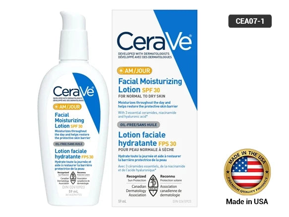Cerave AM Facial Moisturizing Lotion SPF 30 59ml - USA