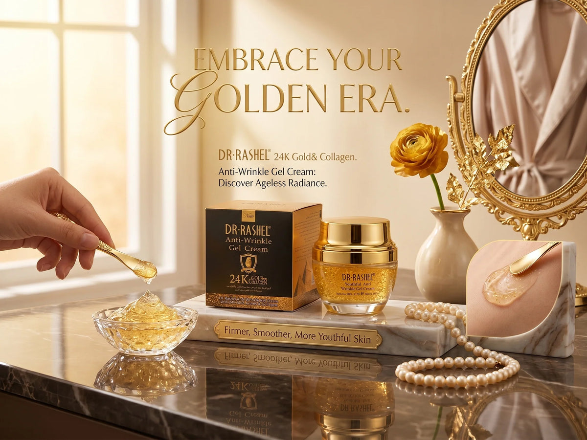 Dr. Rashel Anti-Wrinkle Gel Cream 24K Gold and Collagen 50ml