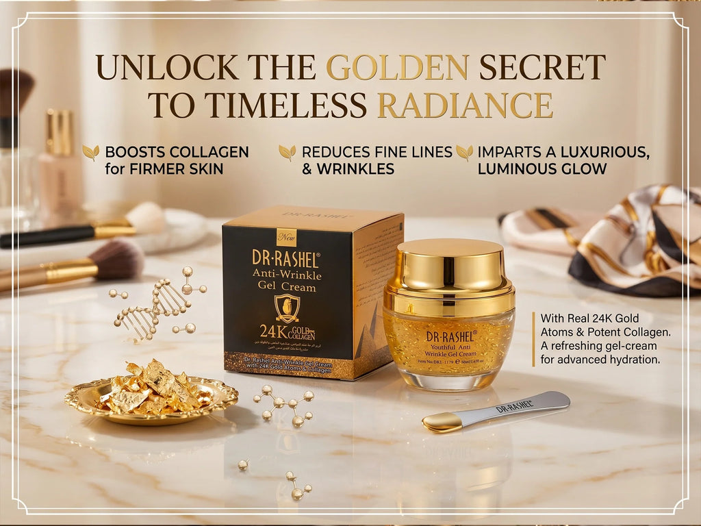 Dr. Rashel Anti-Wrinkle Gel Cream 24K Gold and Collagen 50ml