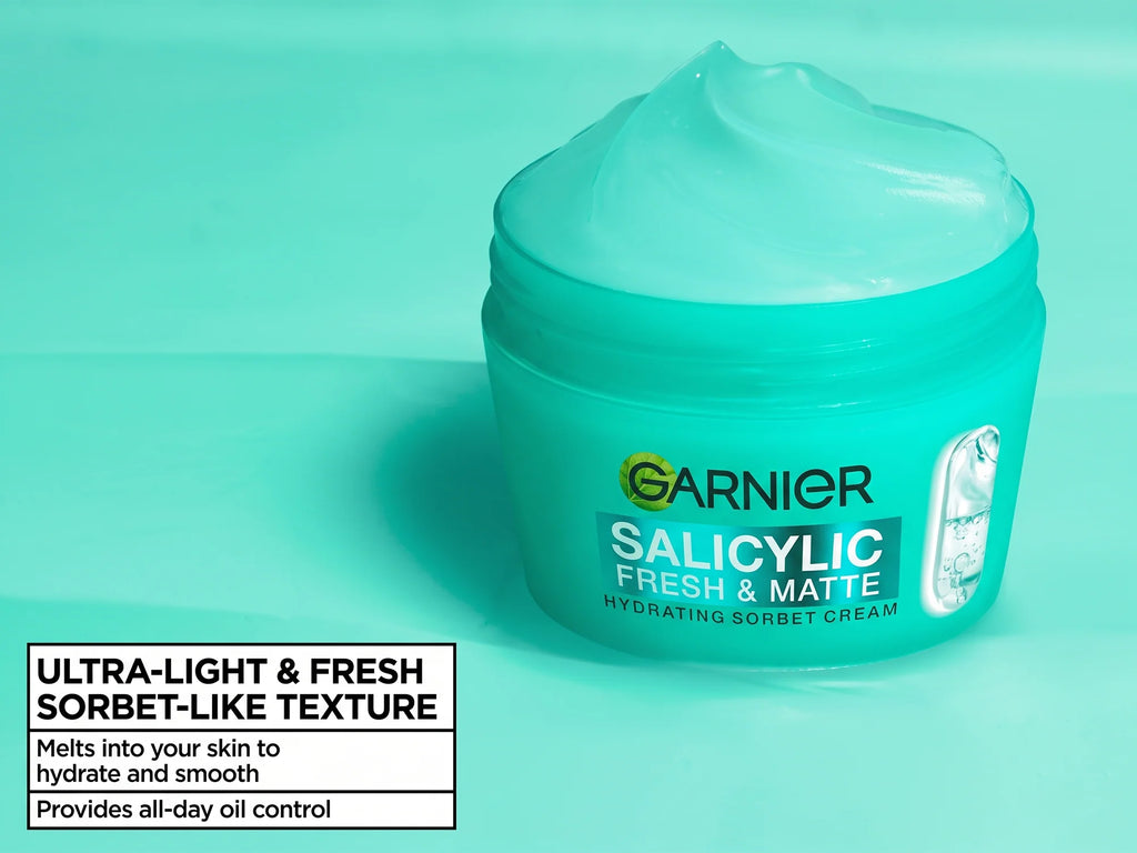 Garnier Salycilic Fresh & Matte Sorbet Cream 85ml