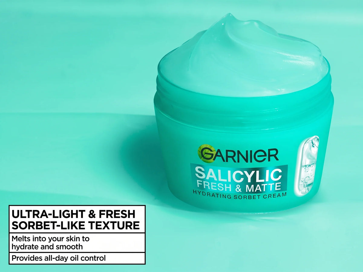 Garnier Salycilic Fresh & Matte Sorbet Cream 85ml