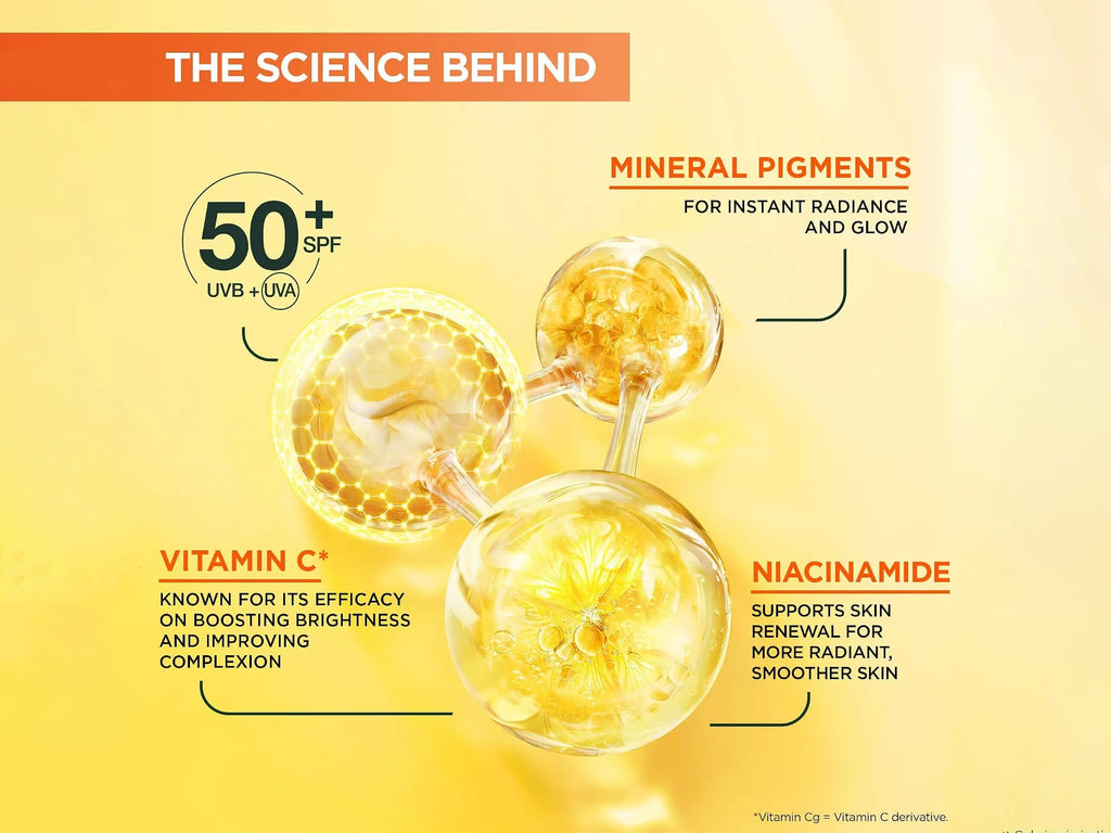 Garnier Vitamin C Daily UV Invisible Fluid Sunscreen Moisturizer SPF 50+ 50 ml