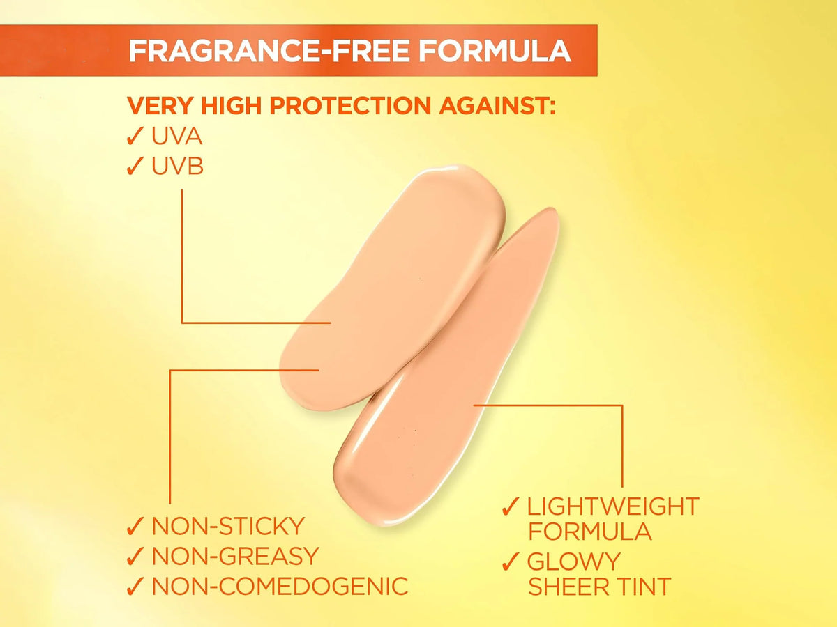 Garnier Vitamin C Daily UV Glow Fluid Sunscreen Moisturizer SPF 50+ 50 ml