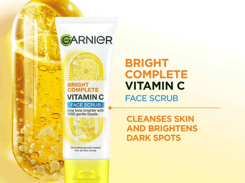 Garnier Bright Complete Vitamin C Face Scrub 100ml