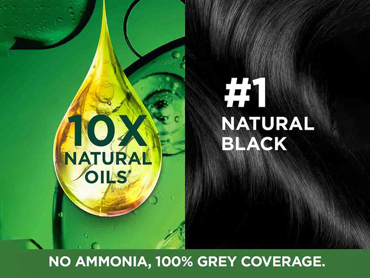 Garnier Hair Color Natural Black 35ml + 30g