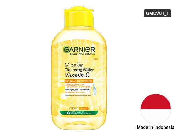 Garnier Micellar Cleansing Water with Vitamin C 125ml - Sliczny UAE