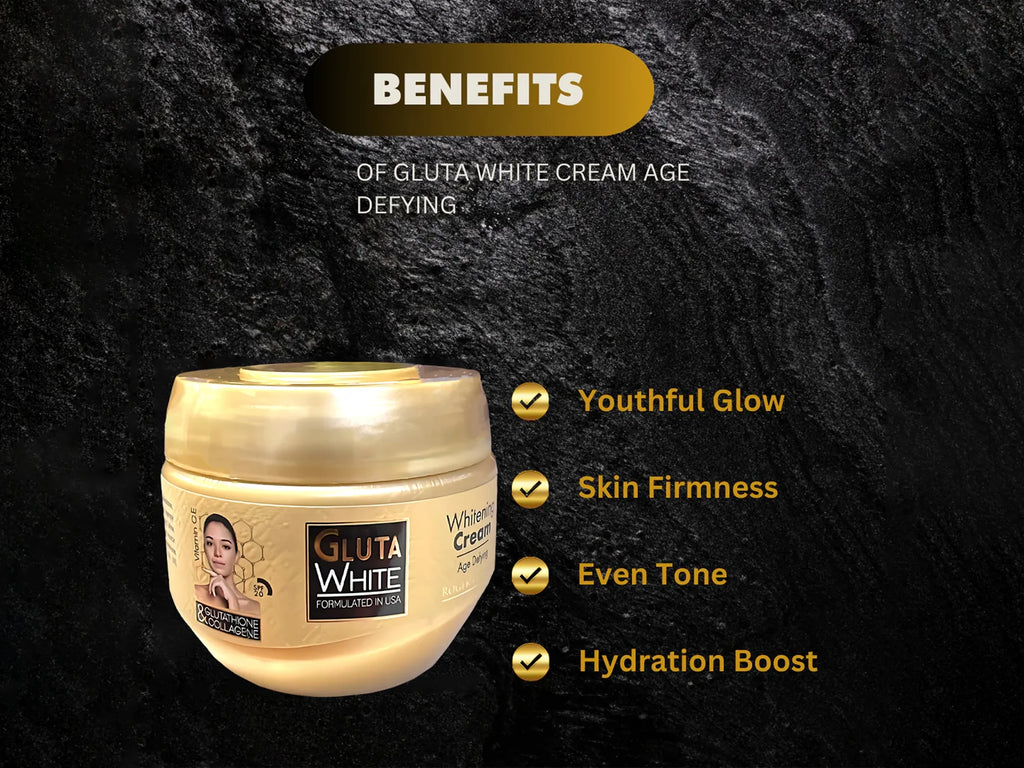 Gluta White Glutathione and Collagen Whitening Cream 125ml - Sliczny UAE