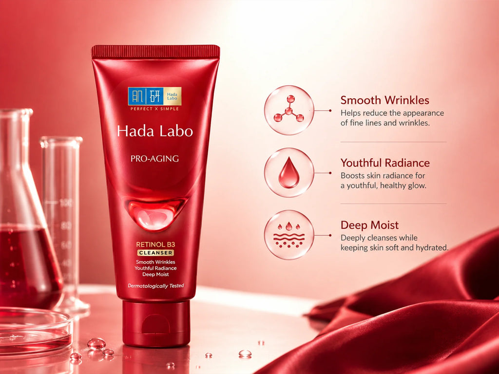 Hada Labo Intensive Anti Aging Facial Cleanser 80g
