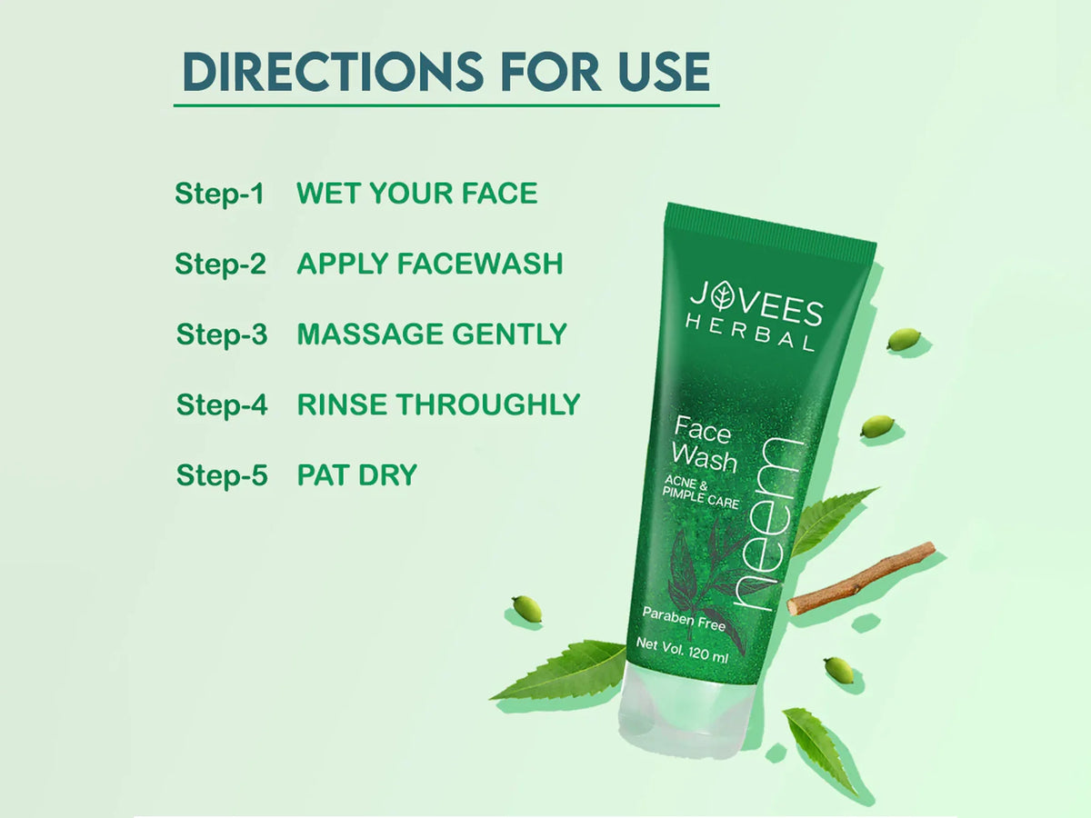 Jovees Herbal Neem Face Wash 120ml