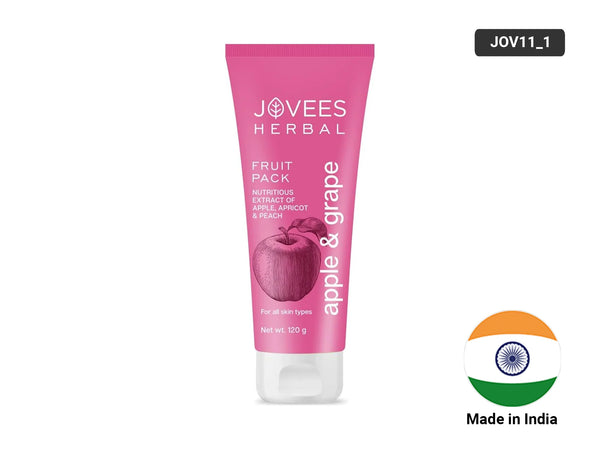 Jovees Herbal Apple and Grape Fruit Pack 120g