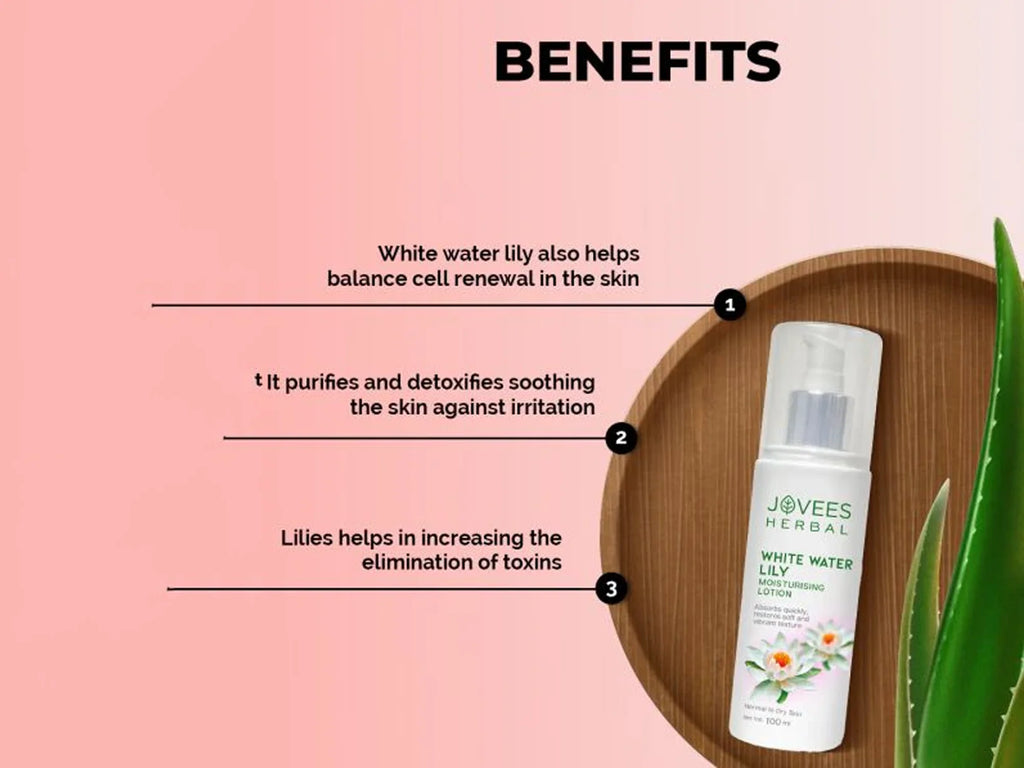 Jovees Herbal White Water Lily Moisturising Lotion 100ml