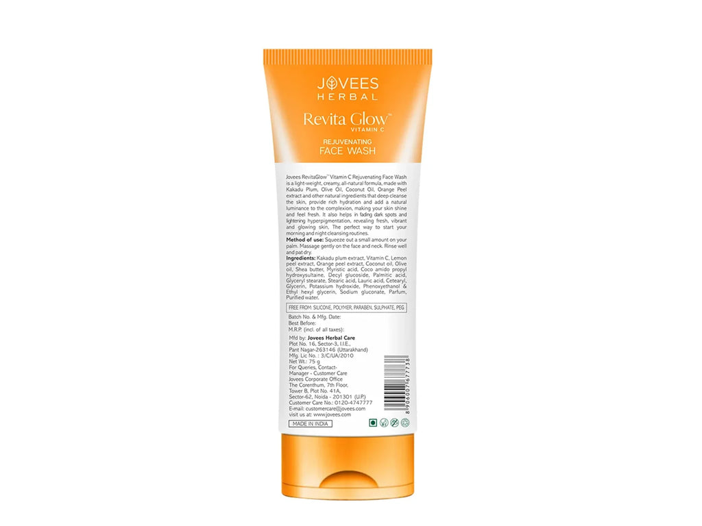 Jovees Revita Glow Vitamin C Face Wash 75ml