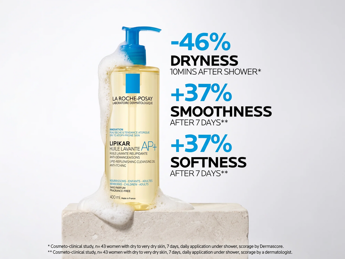 La Roche Posay Lipikar AP+ Fragrance Free Cleansing Oil 400ml