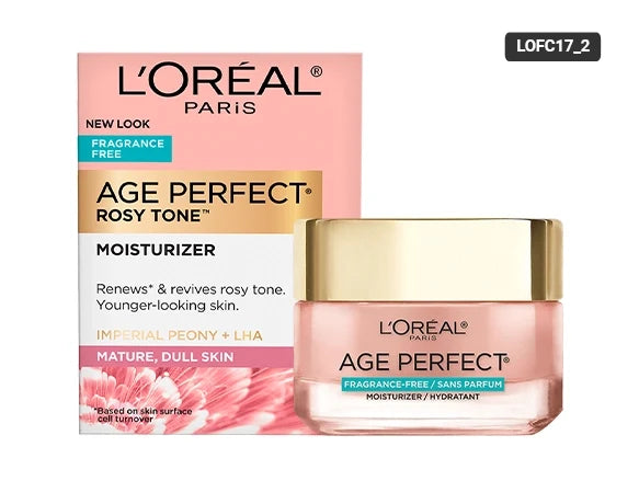 Loreal Age Perfect Rosy Tone Moisturizer Fragrance Free 50ml