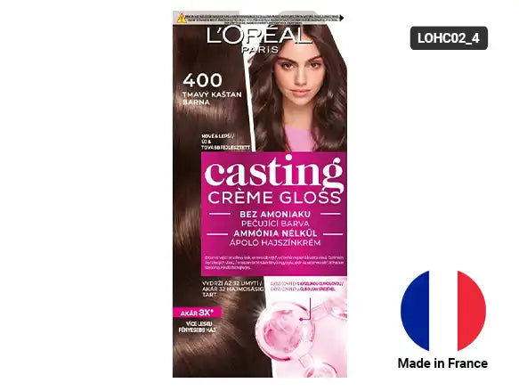 Loreal Casting Cream Gloss Hair Color - Braz Brown 400