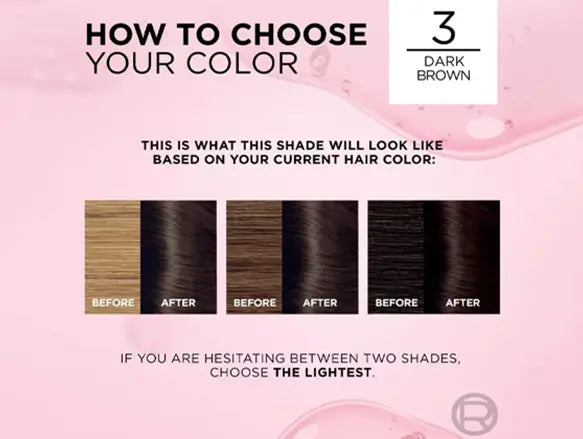 Loreal Excellence Creme Darkest Brown 3 Hair Dye