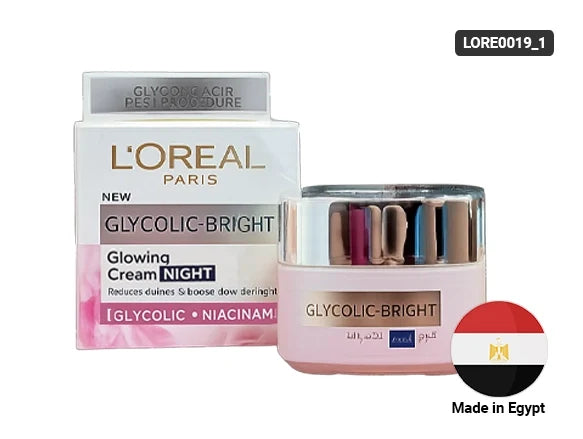 Loreal Glycolic Bright Glowing Night Cream 50ml - Sliczny UAE